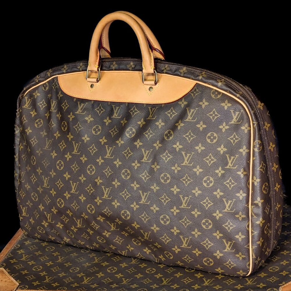LOUIS VUITTON Monogram Canvas Alize Travel Bag - XL Large - Vintage
